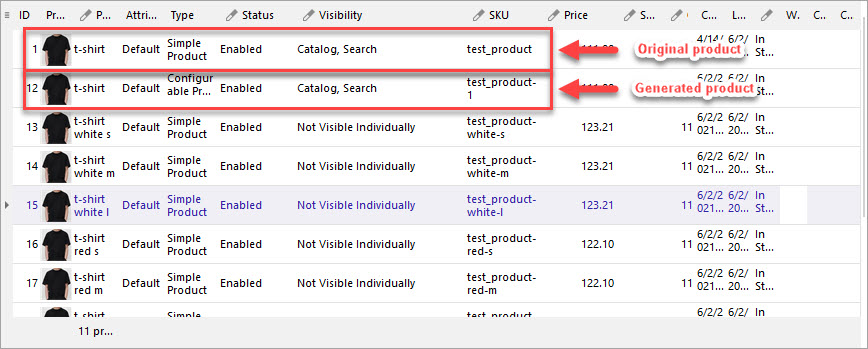 Cloned Simple Product