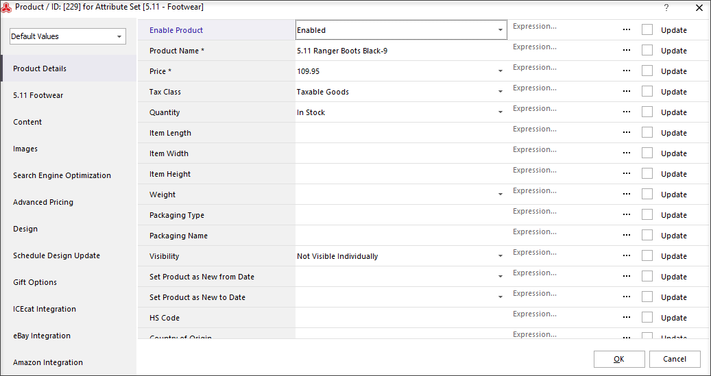 Product Multi Editor