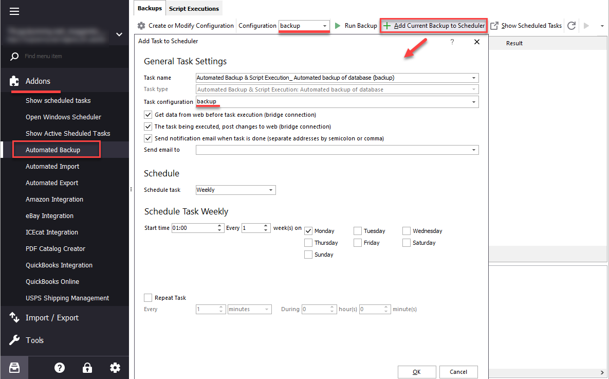 Add Task to Scheduler