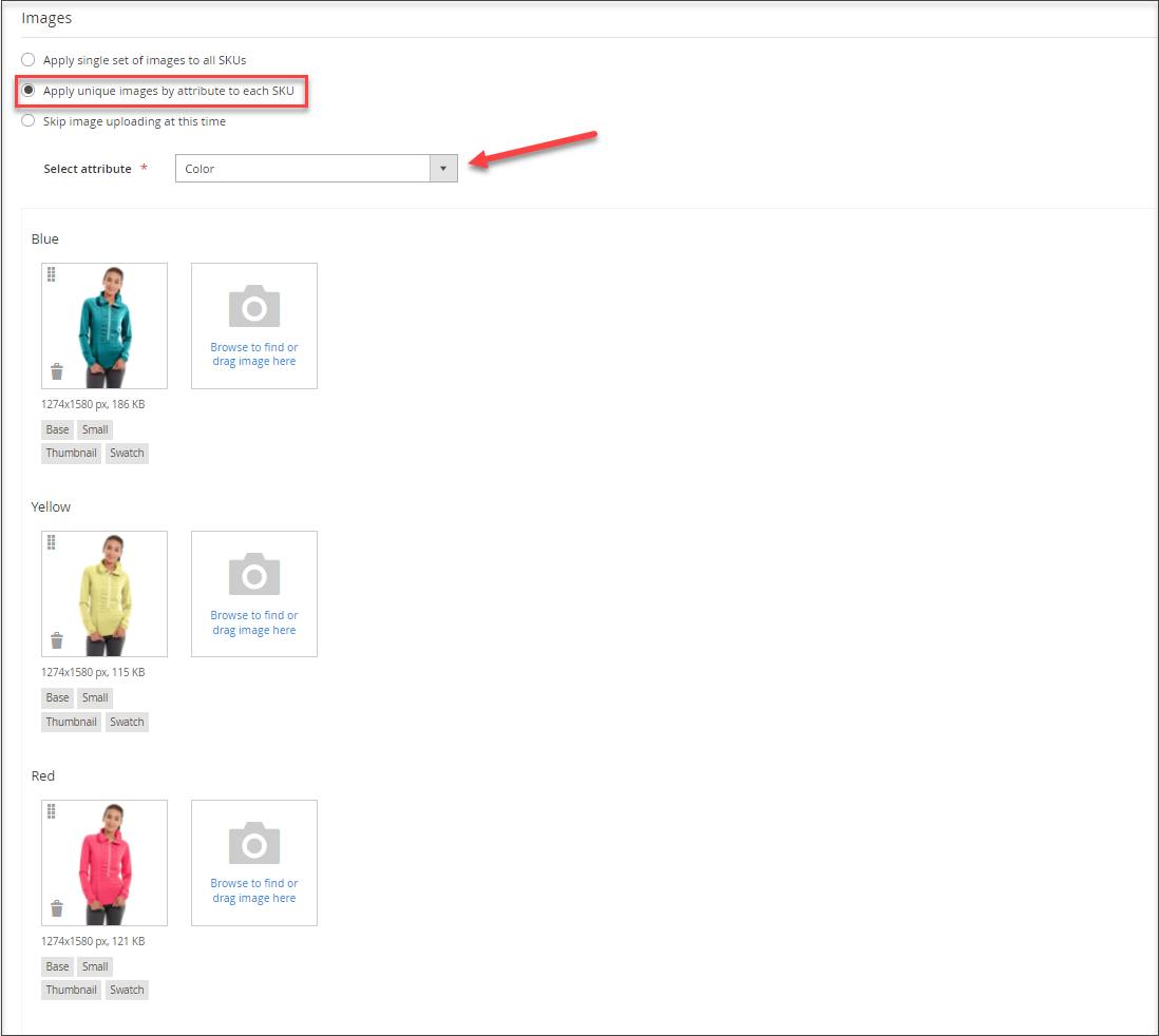 Magento 2 Configurable Product Images