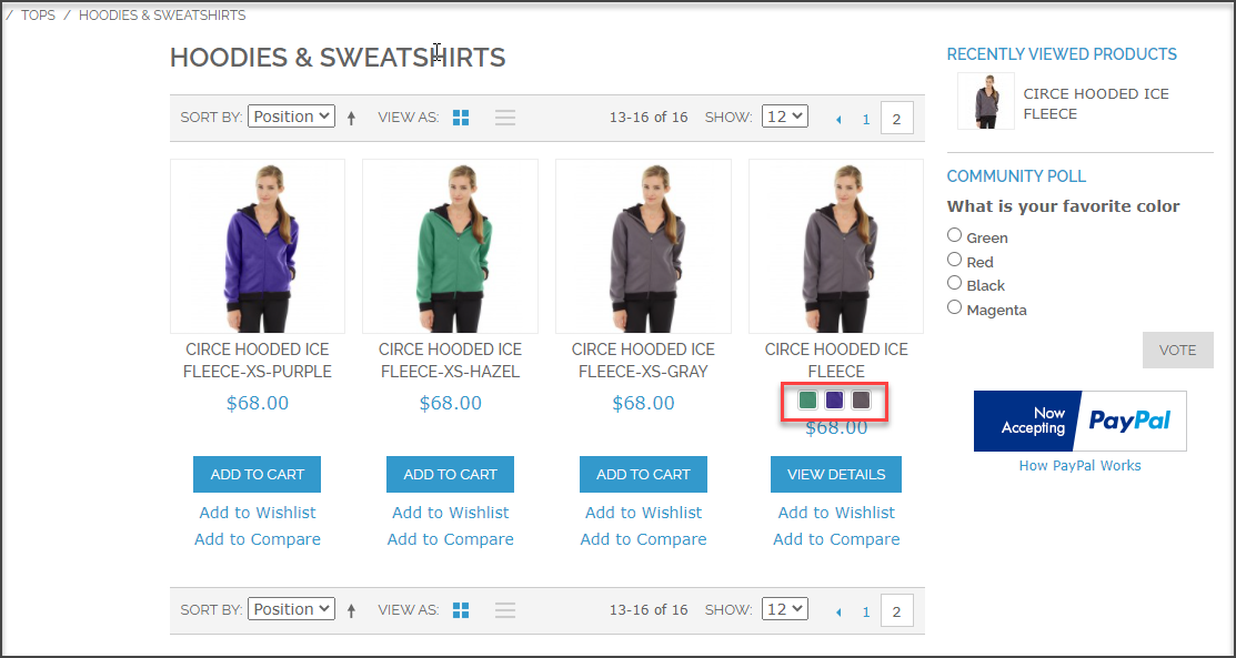 Magento Configurable Product Swatches