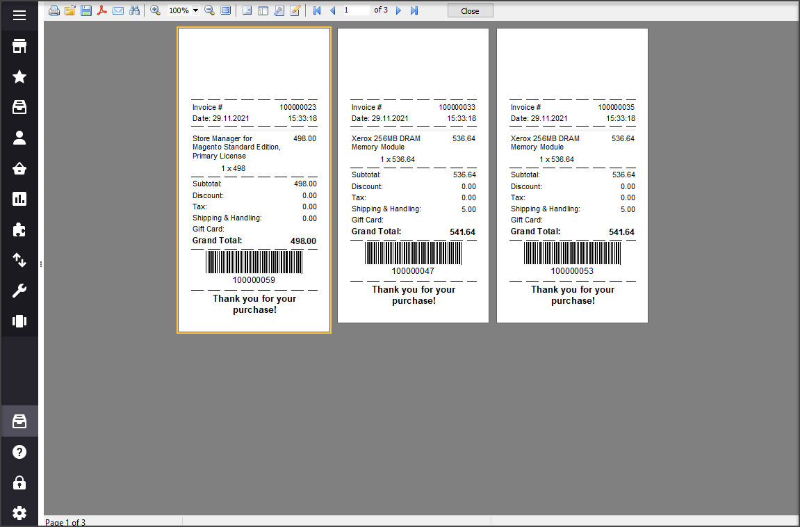 Magento Receipt Thermal Printer