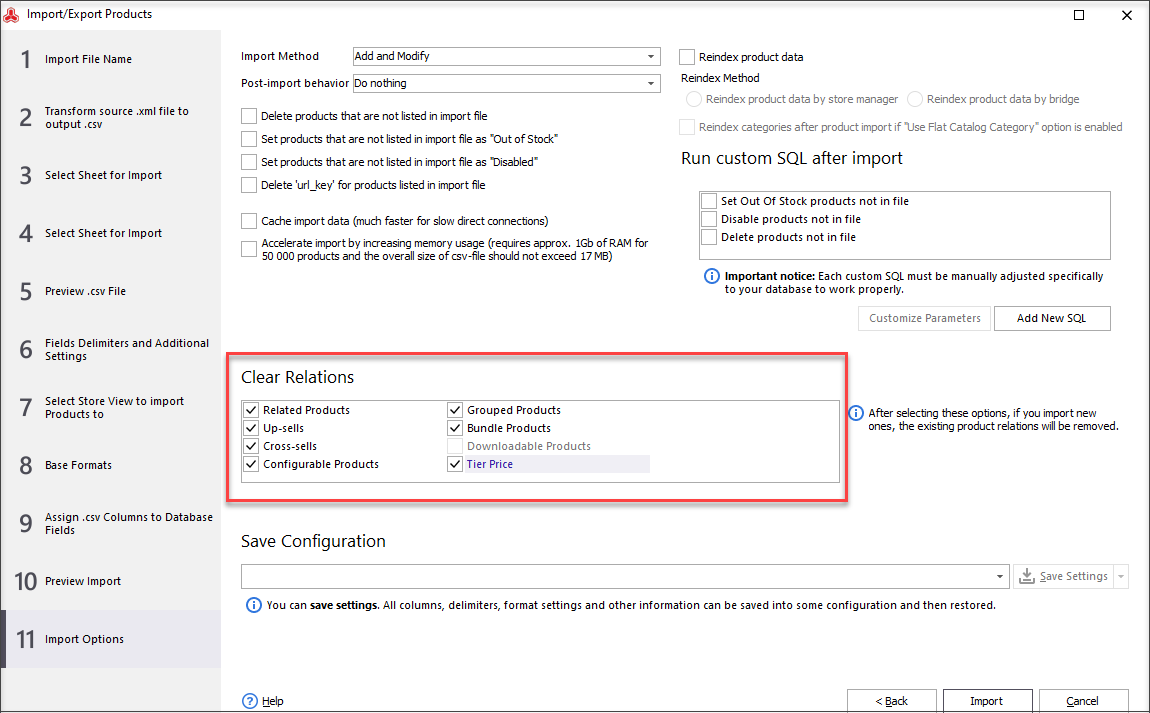 How to Bulk Clear Magento Product Data