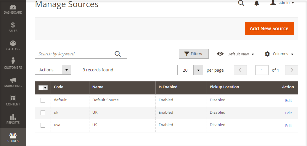 Manage Magento Multisource Inventory