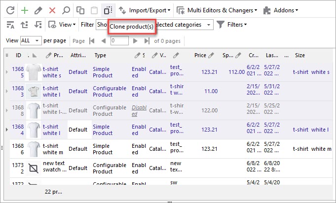 Clone Products Adobe Commerce