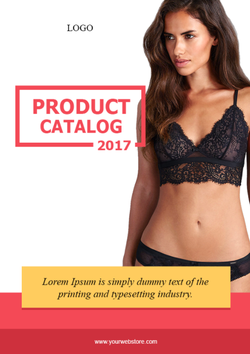 0.1. Lingerie LookBook Free Template - Cover