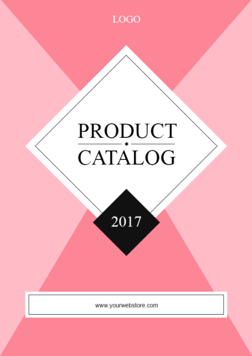 Magento LookBook (PDF Catalog) Creator Product Page 15.1. Pink Pajama LookBook Free Template - Cover