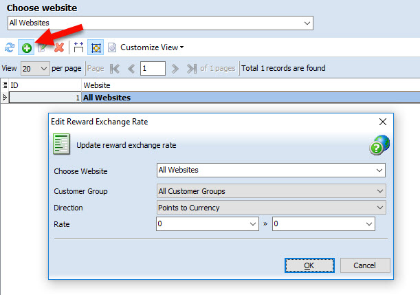 Magento 2 Reward Points add-reward-points-exchange-rate