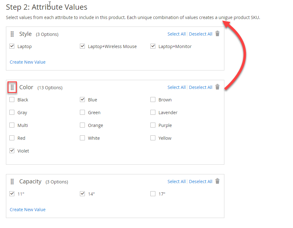change position of magento 2 attribute dropdowns