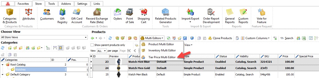 Magento Tier Price Multi Editor for Massive Edits launch magento tier price multi editor