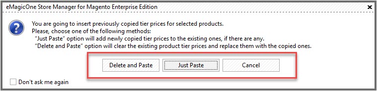 Magento Tier Price Multi Editor for Massive Edits magento paste tier price