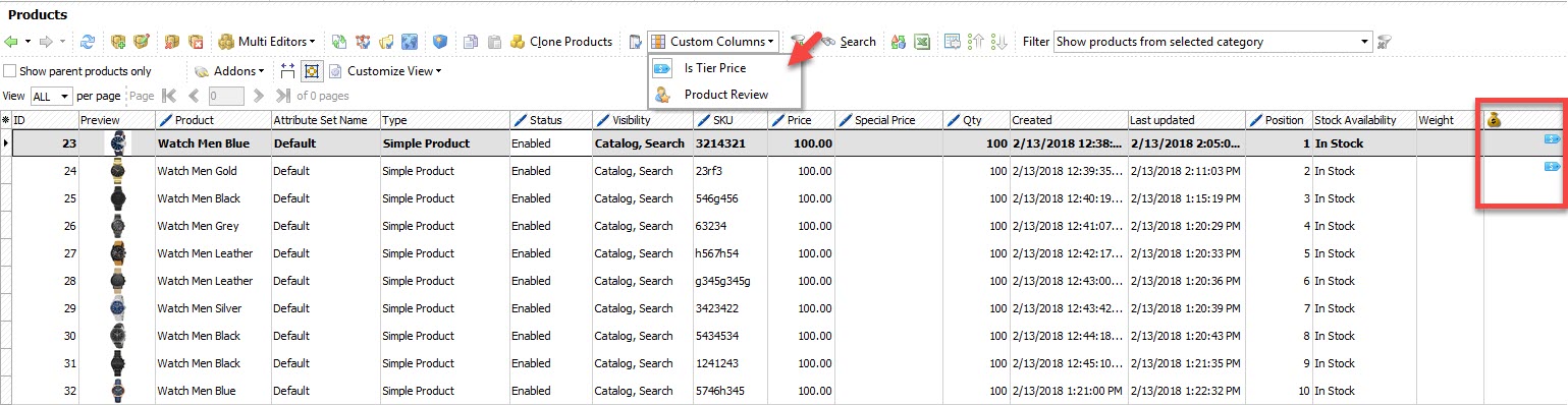 Magento Tier Price Multi Editor for Massive Edits magento tier price filter