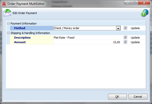 magento order payment multi editor
