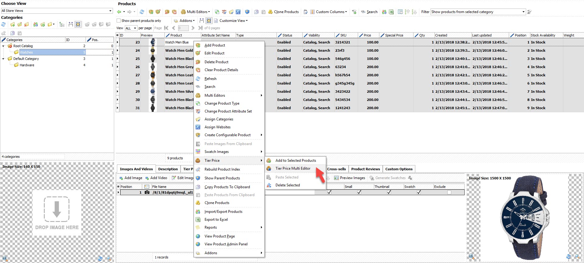 Magento Tier Price Multi Editor for Massive Edits magento_tier_price_multi_editor_start