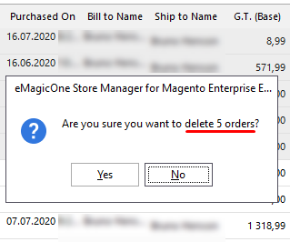 how to remove magento 2 order article