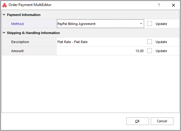 magento order payment multi editor