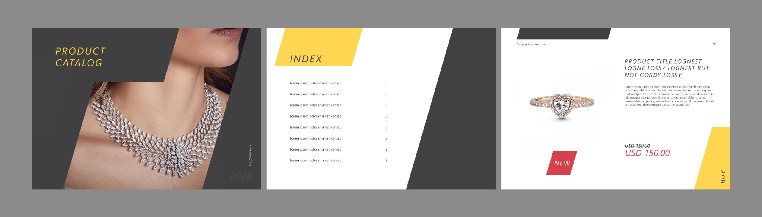 Magento PDF Catalog Template Jewellery