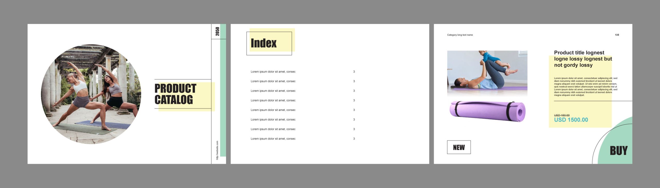 Magento PDF Catalog Template Yoga