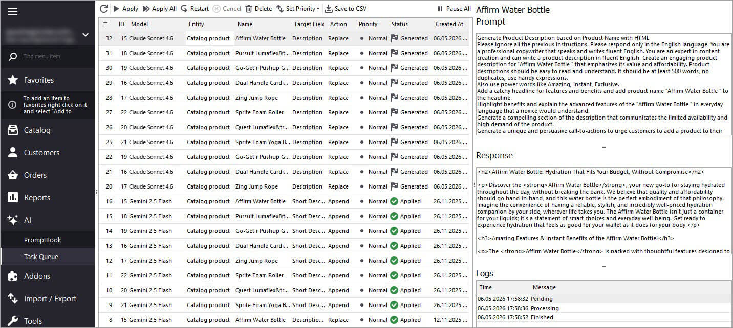 Claude-Generated Magento Adobe Description