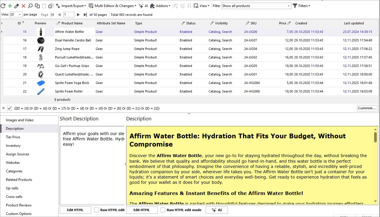 Magento Adobe Description Generated with Claude
