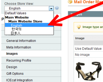 add different images to different magento store views tutorial