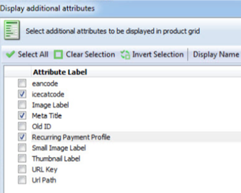 how to include additional attributes to magento product grid article