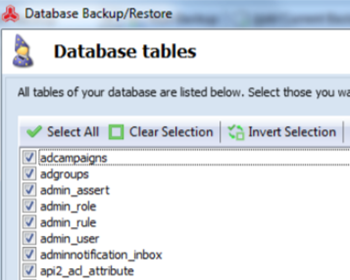 magento database backup and restore tutorial