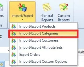 magento export categories article