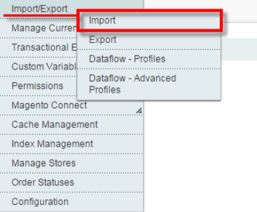 required csv fields for magento import
