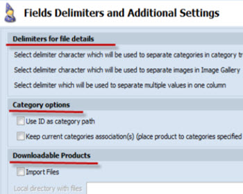 sample of csv file for magento import